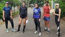 Para artis yang juga peserta ajang lari sambil berdonasi, Run For Hope