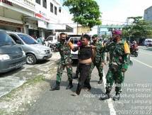Prajurit Yonif 9 Marinir Beruang Hitam Amankan Oknum Penyakit Masyarakat