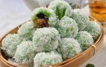 Kue Klepon bertaburan parutan kelapa (Doc: islamedia)