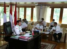 Menteri Pertanian Syahrul Yasin Limpo bersama para dirjen (Doc: Kementan)