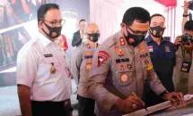 Gubernur Provinsi DKI Jakarta, Anies Baswedan bersama Jajaran Forkopimda Luncurkan Aplikasi Jakarta Utara SEHAD (Photo by Wartalika.id)