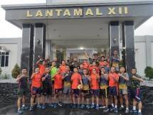 Prajurit Yonmarhanlan XII Pontianak Juara Lomba Bola Voly