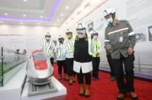 Menaker Ida Tinjau Proyek Pembangunan Terowongan Bawah Tanah Kereta Cepat Jakarta-Bandung (KCJB)