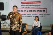 500 Paket Sembako Donasi Bamsoet untuk Empat Organissasi Seniman