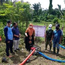 Pompa untuk mengairkan air ke persawahan (Doc: Kementan)