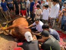 Anies: Tidak Ada Penundaan Pembagian Daging Kurban kepada Orang-Orang yang Membutuhkan