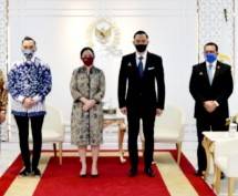 Ketua DPR Puan Maharani dan Ketua Partai Demokrat Agus Yudhoyono