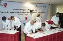 Penandatanganan Akta Jual Beli Dalam Rangka Pembentukan Holding Rumah Sakit BUMN