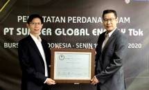 PT Sumber Global Energy Tbk Raih Rp54 Miliar Dana IPO