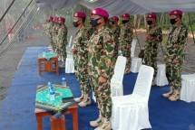 Pembaretan 186 Prajurit Remaja Marinir Dihadiri Wadan Kodiklatal