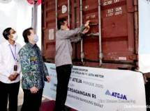 Mendag Agus Lepas Ekspor Produk Industri Tekstil PT Ateja Tritunggal 
