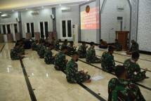 Sambut HUT RI 75, Prajurit Mako Kormar Gelar Doa Bersama