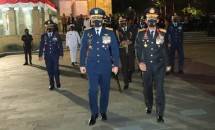 Panglima TNI Marsekal TNI Hadi Tjahjanto, S.I.P. bersama Jenderal Polisi Drs. Idham Azis, M.Si
