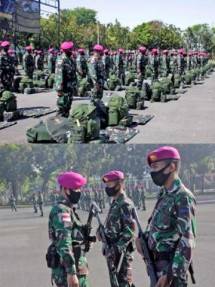 Satgas Marinir Ambalat XXVI Siap Laksanakan Tugas