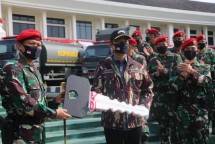 Korps Baret Merah Terima Bantuan Kendaraan Operasional Penanggulangan Bencana