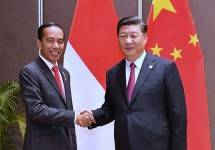 Presiden RI Joko Widodo bersama Presiden Tiongkok Xi Jinping (Foto: Setneg)