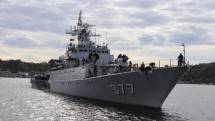 Kehadiran KRI Sutanto-377 Jaga Keamanan Wilayah Perbatasan