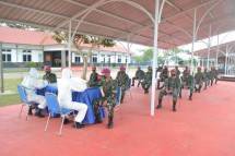 Korps Baret Ungu Lakukan Rapid Test Serentak