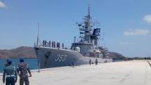 KRI Yos Sudarso 353 Kunjungi Perairan Lombok Barat