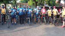 Danlanal Tegal Gowes Bersama Tingkatkan Sinergitas Bersama Jajaran Forkopimda