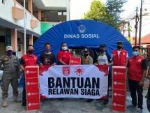 Relawan Indonesia Bersatu Lawan Covid-19 Bantu Korban Kebakaran 
