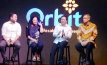 Kepala Bekraf, Triawan Munaf (Baju Putih) Memberikan Keterangan mengenai Program ORBIT