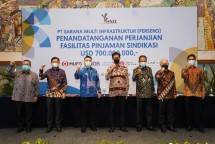 Sarana Multi Infrastruktur mendapatkan fasilitas pinjaman US$700 Juta