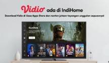 Indihome menghadirkan Vidio di aalah satu layanannya