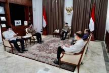 Wapres Maruf Amin Terima Perkembangan Vaksin dari Menteri Erick Thohir