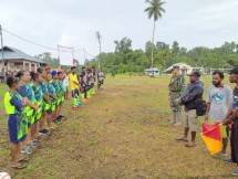 Masyarakat Perbatasan dan Satgas Yonif 413 Bremoro Gelar Turnamen Sepak Bola