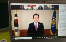 Presiden Asosiasi Wartawan Korea (Journalists Association of Korea/JAK) Kim Dong-hoon