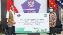 300.000 Kaplet Herbal Imugard Senilai Rp.1.050.000.000 Donasi Deltomed Laboratories