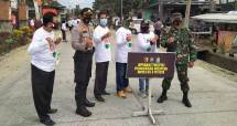 Puslatpurmar 7 Lampon Banyuwangi Turut Operasi Yustisi Gerakan Pakai Masker