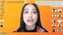 Menteri PPN/Kepala Bappenas Suharso Manoarfa dan Duta SDGs Mencanangkan Hari Pembangunan Berkelanjutan Nasional