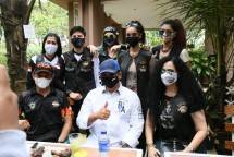 Lady Bikers Jadi Relawan Empat Pilar MPR RI