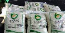 Hasil packaging Beras Sleman yang digalakkan petani