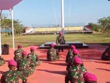 Yonmarhanlan XI Merauke Laksanakan Jam Komandan