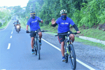 Perwira Pasmar 3 Sorong Rutin Laksanakan Gowes Sepeda