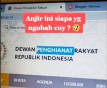Heboohh! Usai Lapak Gedung Dijual, Kini Giliran Laman DPR Diserang, Nama Berubah Menjadi 'Dewan Penghianat Rakyat' 
