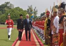Presiden Jokowi dan Raja Swedia Carl XVI Gustaf (Foto Humas Setkab)