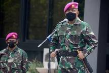 Komandan Brigif 2 Marinir Kolonel Marinir Rudi Harto Marpaung 