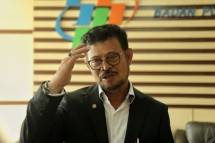 Menteri Pertanian Syahrul Yasin Limpo saat di BPS