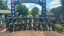 Tim Wasmatops Sopsad Kunjungi Satgas Pamtas Yonif 125/Simbisa