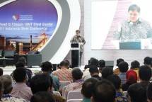 Menperin di krakatau steel Cilegon - foto Dok Kemenperin