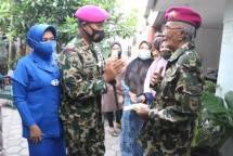 Dankormar Mayjen Suhartono Kunjungi Pelaku Sejarah Kopral (Purn) Bakri