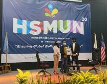 Siswa yang mengikuti kegiatan HSMUN 