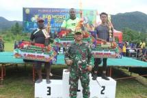Satgas Yonif 413 Kostrad Sukses Gelar Turnamen Volly Bremoro 