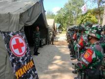 Satgasrat Brigif R-9 Kostrad Gelar Penyuluhan Bahaya Covid-19 