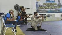 Lomba Menembak Air Riffle Lantamal XI Merauke