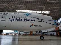 GIA Luncurkan Desain Mask Livery Motif Batik Tambal